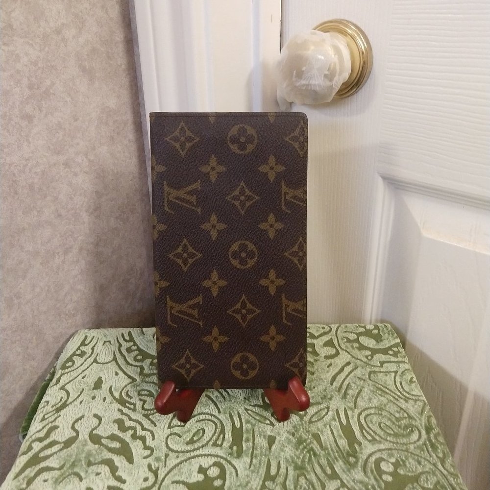 Louis Vuitton Large Credit Check Monogram Wallet